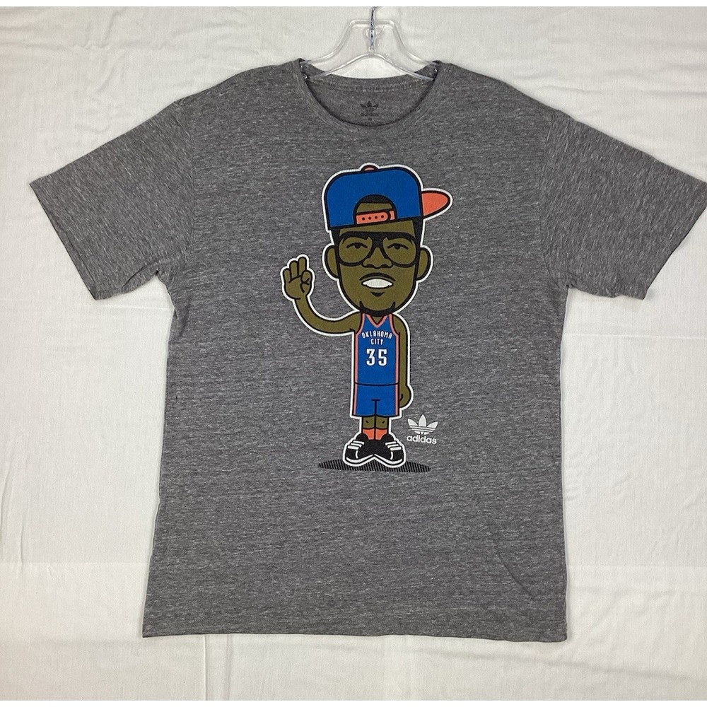 Adidas Short Sleeve T-Shirt Oklahoma City Thunder Kevin Durant #35,‎ Medium